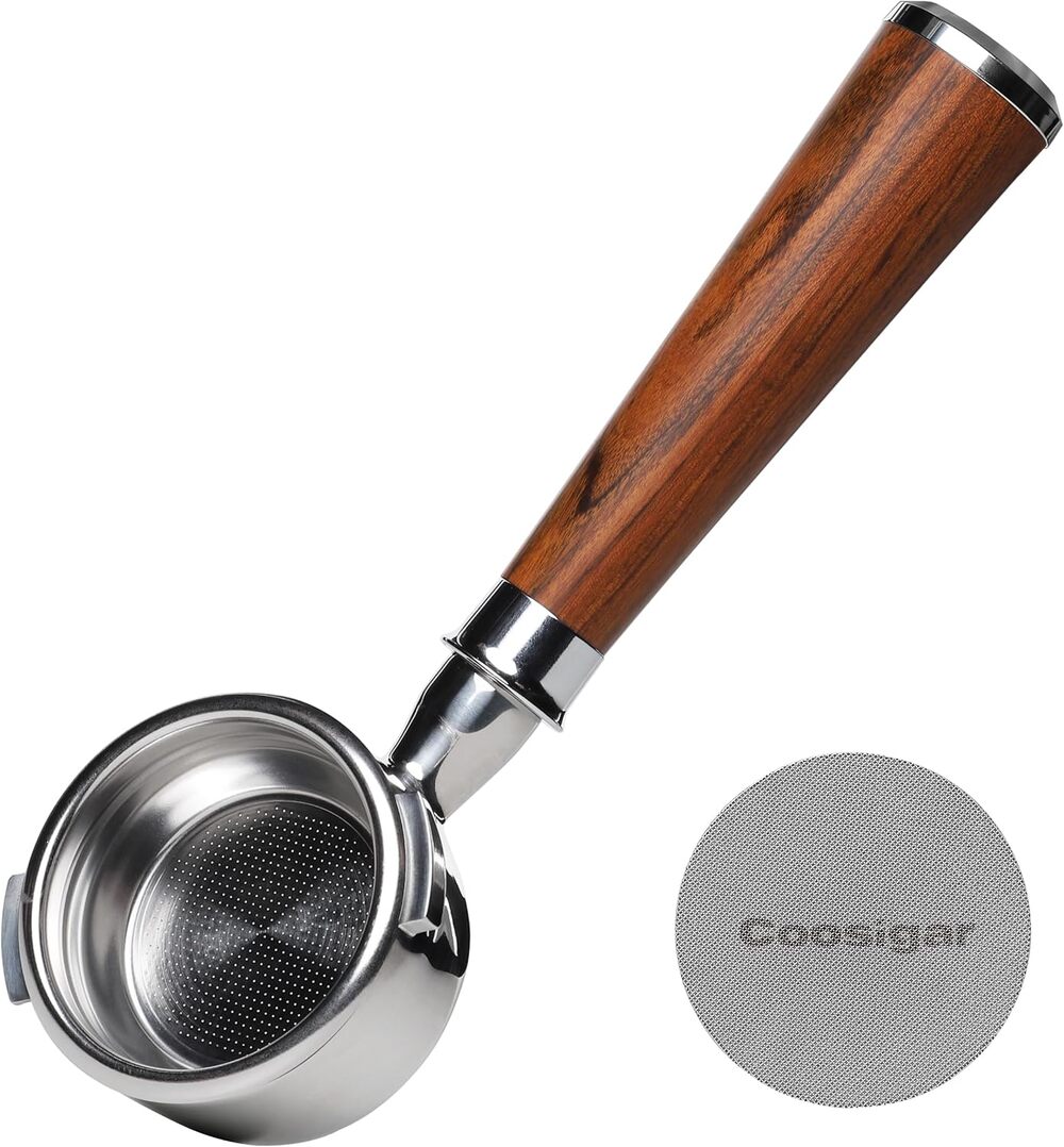 Coosigar 58mm Bottomless Portafilter (Rosewood)